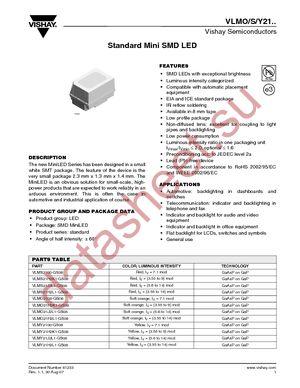 VLMY21H2K1-GS08 datasheet  